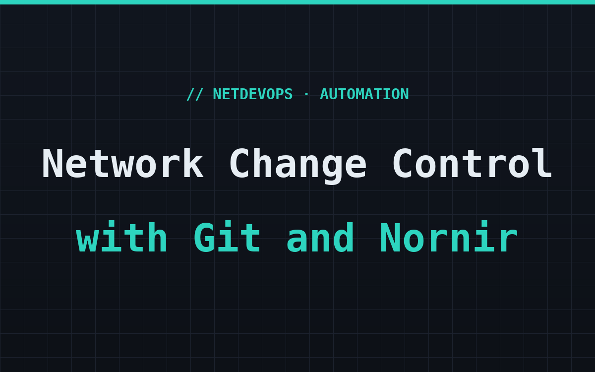 Network Change Control with Git and Nornir
