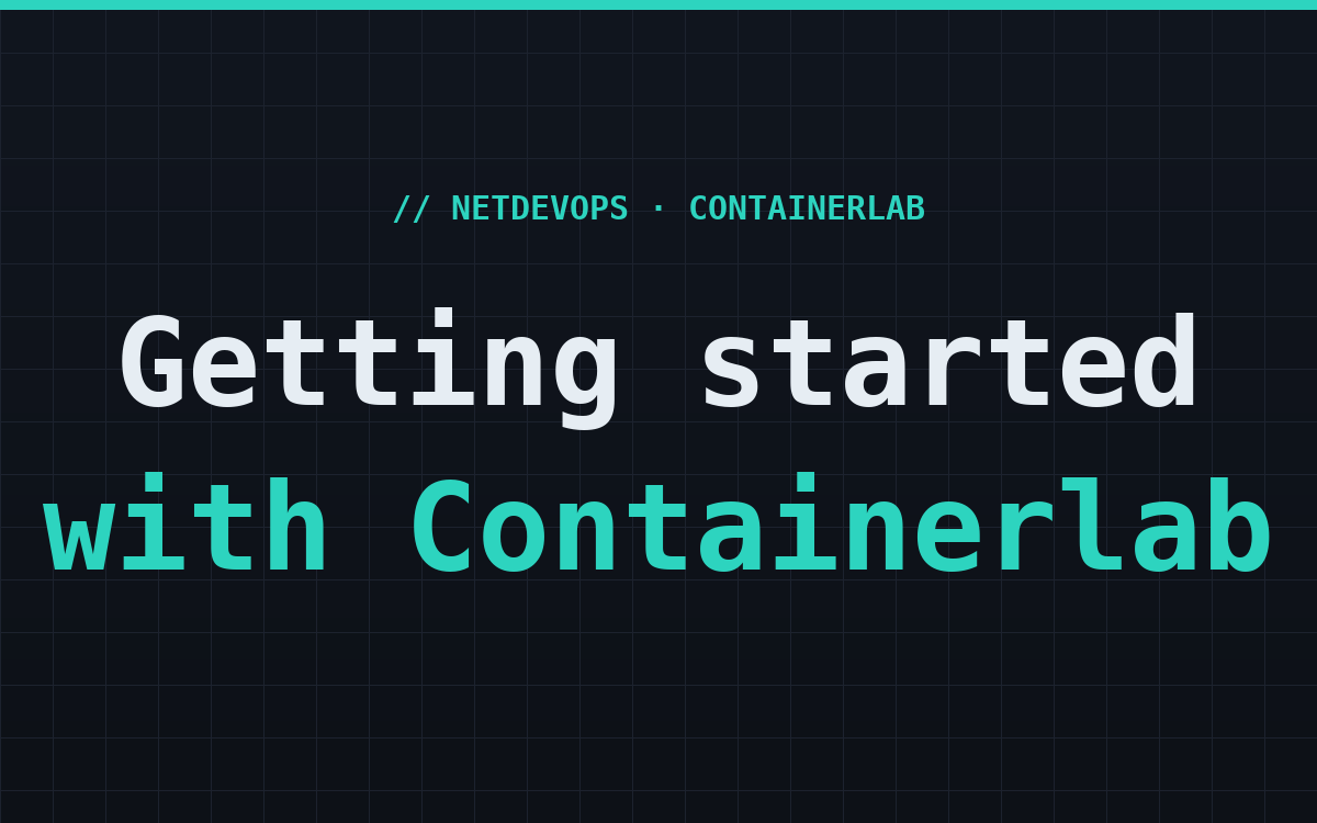 Run Network Labs in Docker with Containerlab